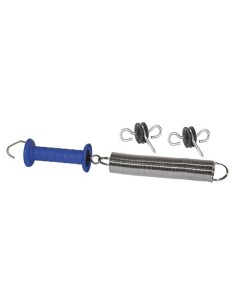 Gate system, with blue gate handle + 2 gate insulators