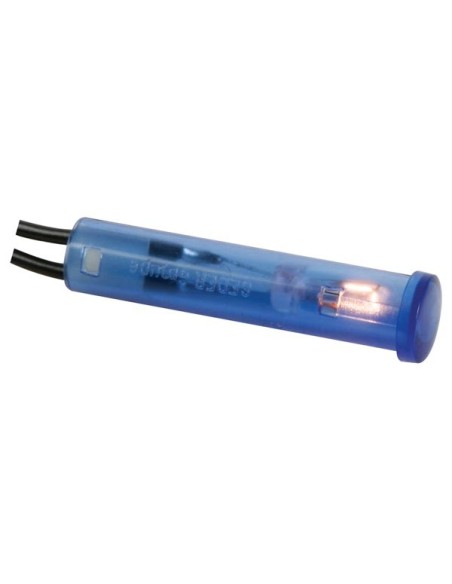 KONTROLL-LAMPE - RUND - BLAU - 24 V - 7 mm