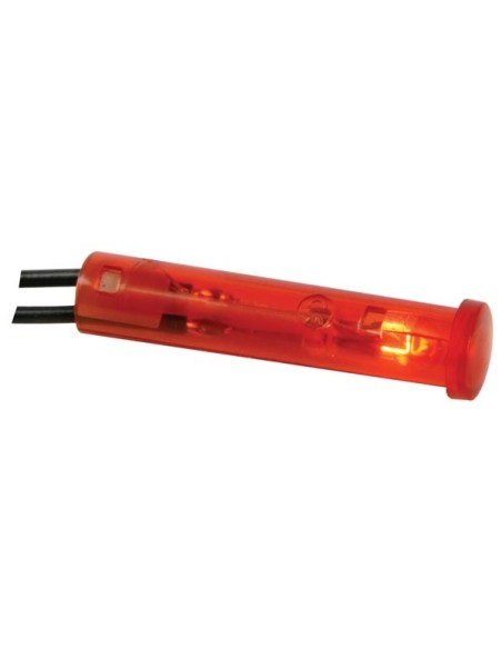 ROUND 7mm PANEL CONTROL LAMP 24V RED