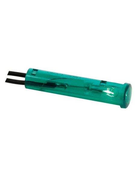 ROUND 7mm PANEL CONTROL LAMP 24V GREEN