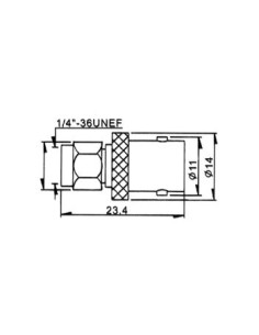 SMA-STECKER / BNC-BUCHSE 2