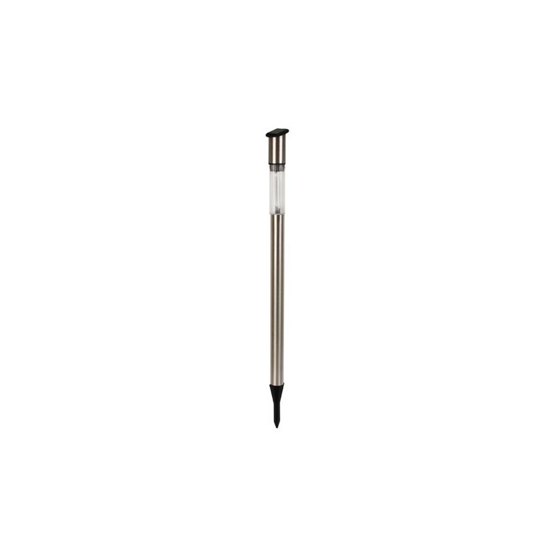 SOLAR LIGHT with stainless steel pole - 70 cm (27.56") - 20 pcs in Display