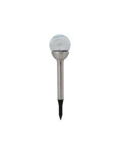 RGB LED SOLAR LIGHT - with stainless steel pole - 12 pcs...