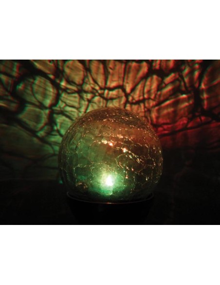 LAMPE SOLAIRE POUR JARDIN - LED RGB - avec socle en acier inoxydable - présentoir de 12 pcs