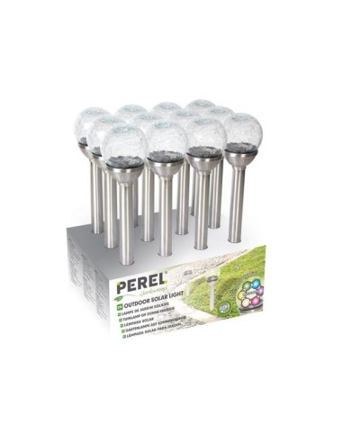 LAMPE SOLAIRE POUR JARDIN - LED RGB - avec...