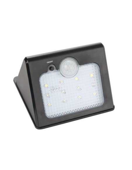 WANDLAMP OP ZONNE-ENERGIE MET PIR-SENSOR - WATERDICHT