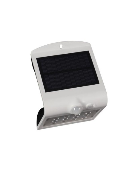 LEDLAMP OP ZONNE-ENERGIE MET PIR-SENSOR - 1.5 W - WIT