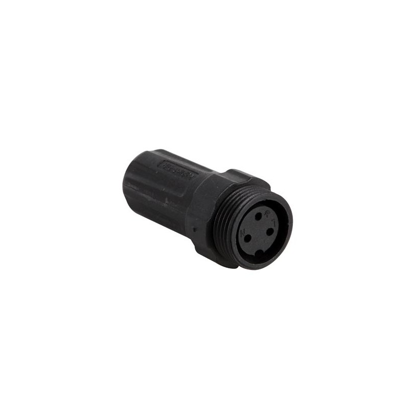 CONECTOR MULTIPIN HEMBRA - 3 PINES - IMPERMEABLE