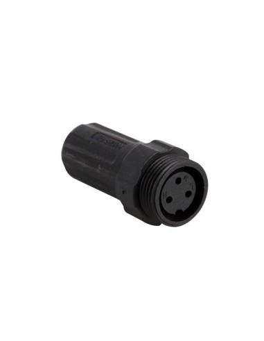 CONECTOR MULTIPIN HEMBRA - 3 PINES - IMPERMEABLE