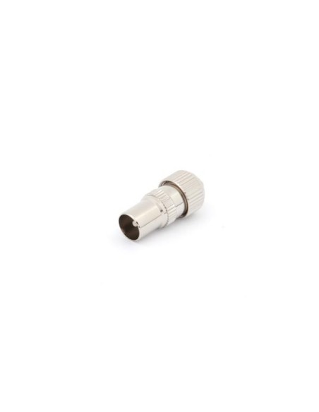 FICHE COAX MALE TV 9.5mm/2.3mm METALLIQUE