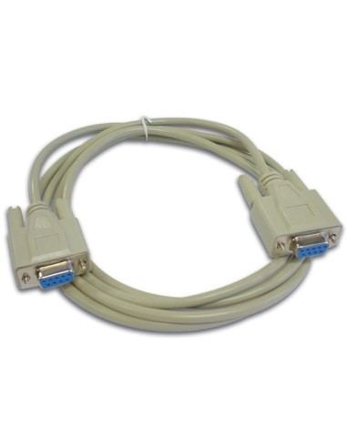 CONEXIÓN NULL MODEM SUBD9 HEMBRA - SUBD9 HEMBRA / 2m