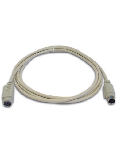 PS/2 KEYBOARD CABLE MINI DIN6 MALE - MINI DIN6 FEMALE / 2m