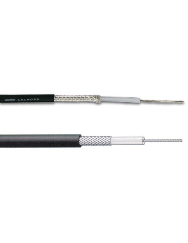 COAXIAL CABLE RG-58 C/U MIL BLACK