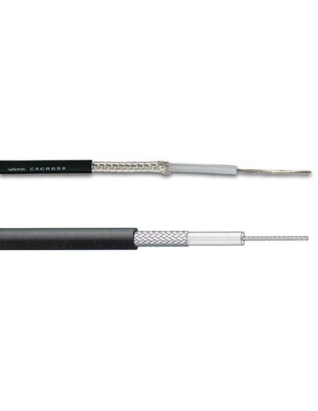 CABLE COAX RG-58 C/U MIL NOIR