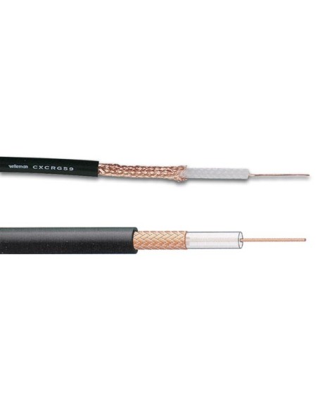 KOAXKABEL RG-59 B/U MIL SCHWARZ